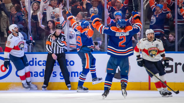 Edmonton Oilers vinner finalens första match